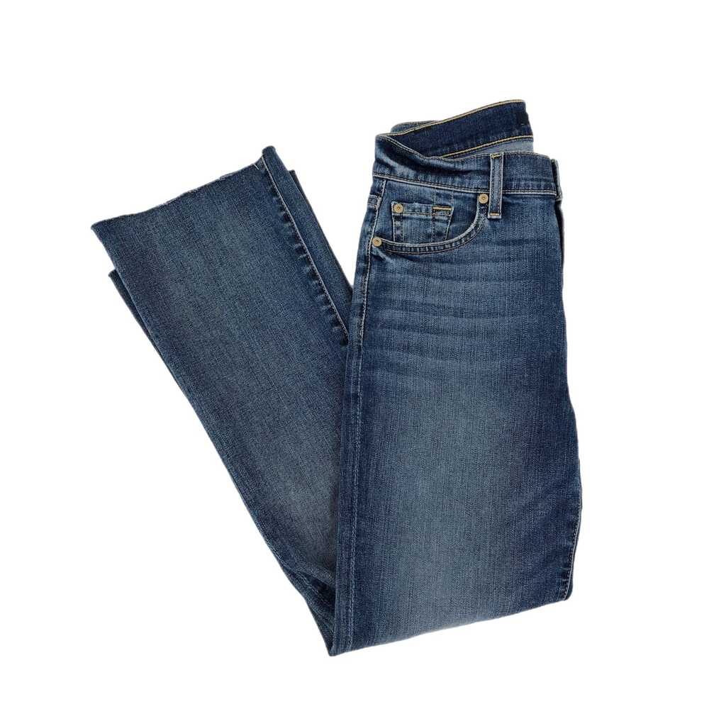 7 For All Mankind Blue Boot Cut Jeans | Womens 27